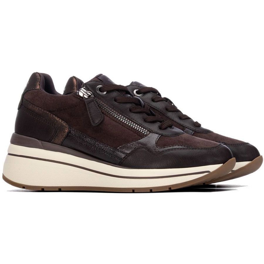 Xti καφέ sneaker 146169