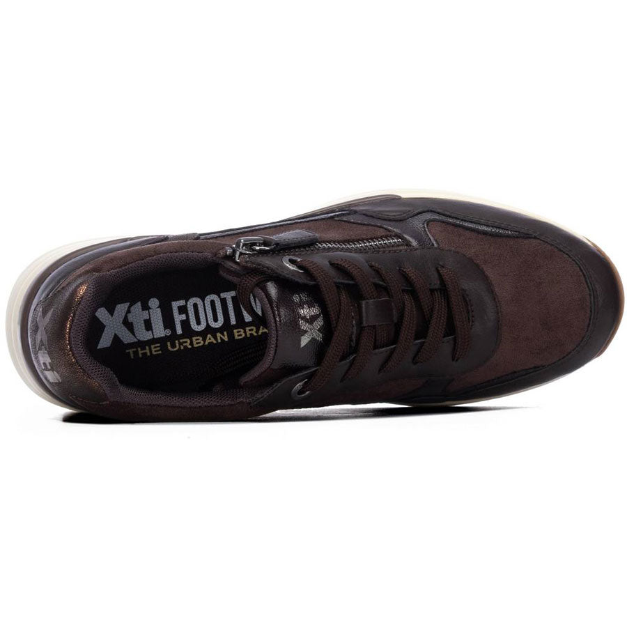 Xti καφέ sneaker 146169