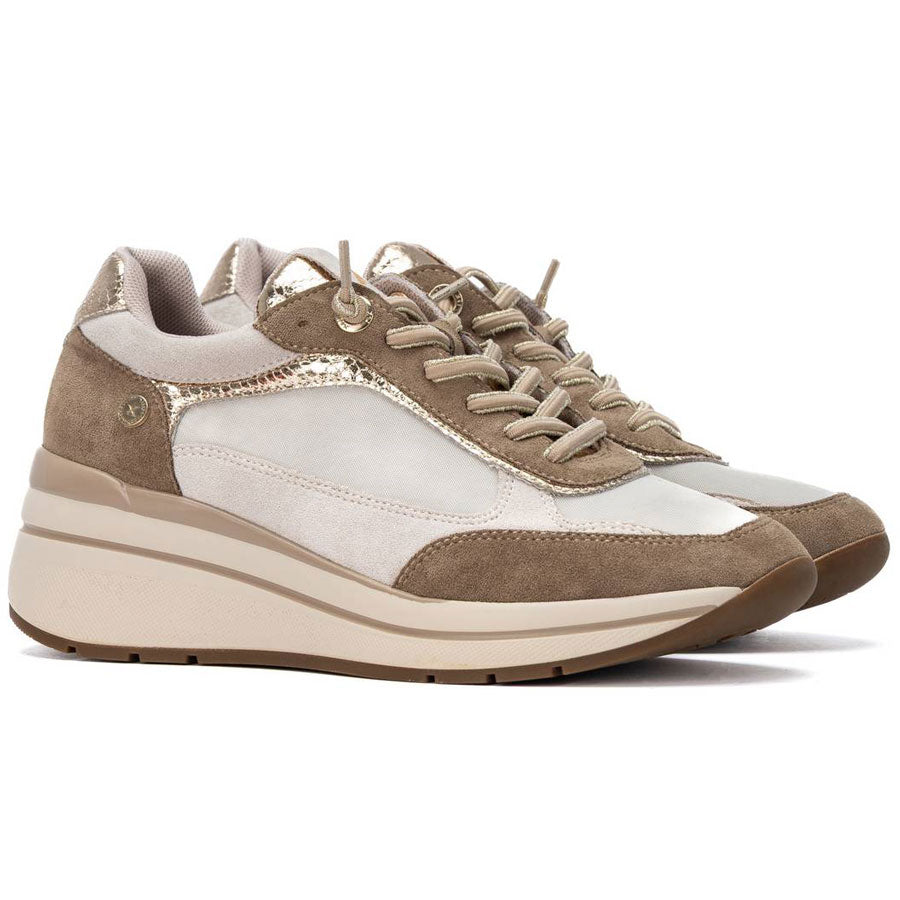 Xti μπεζ sneaker 146170