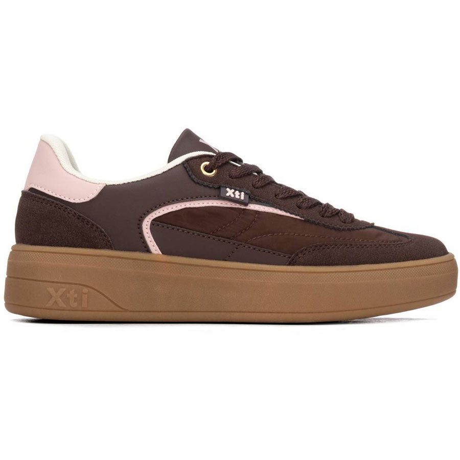 Xti καφέ sneaker 146278