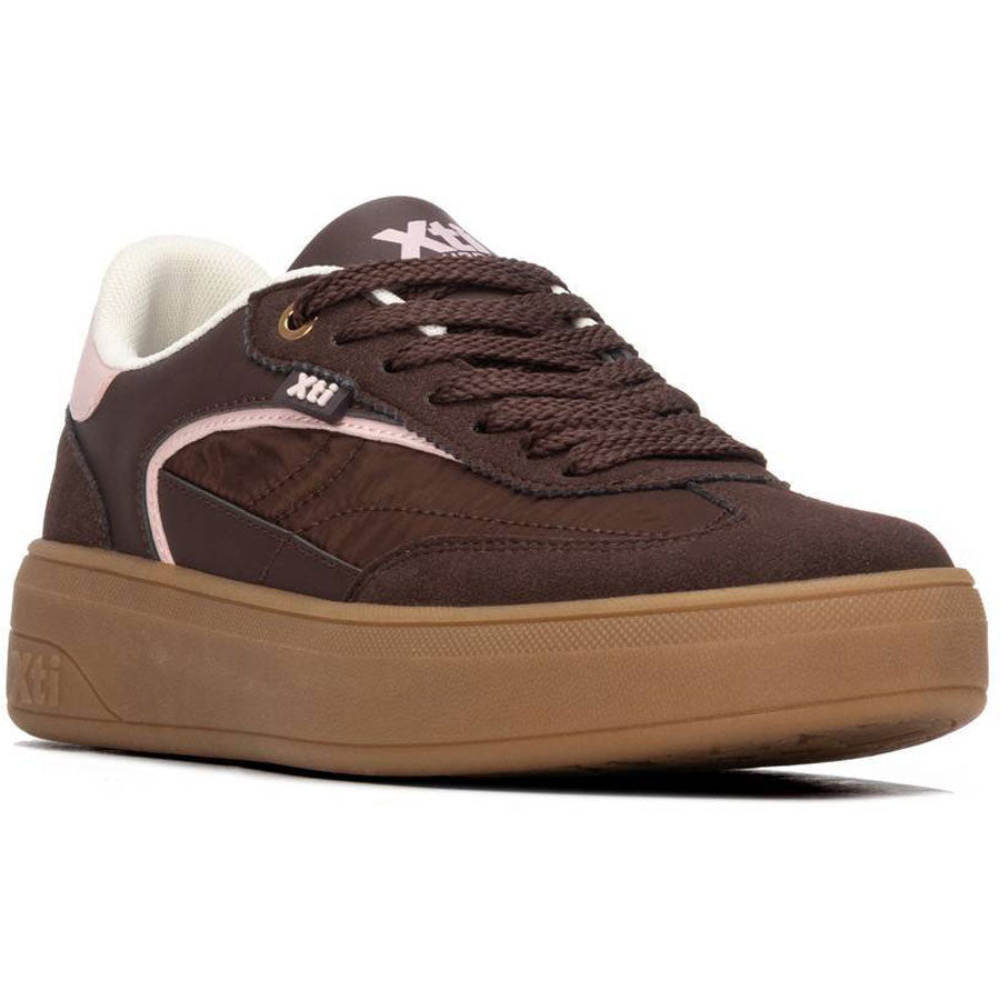 Xti καφέ sneaker 146278
