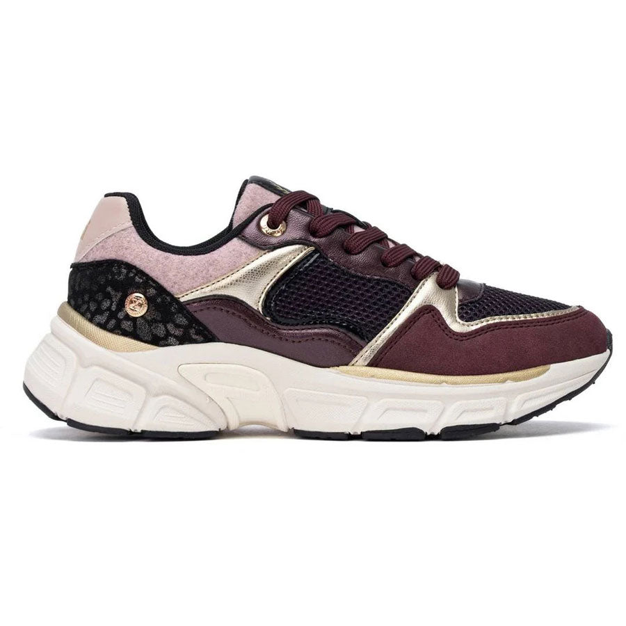 Xti μπορντό sneaker 146381