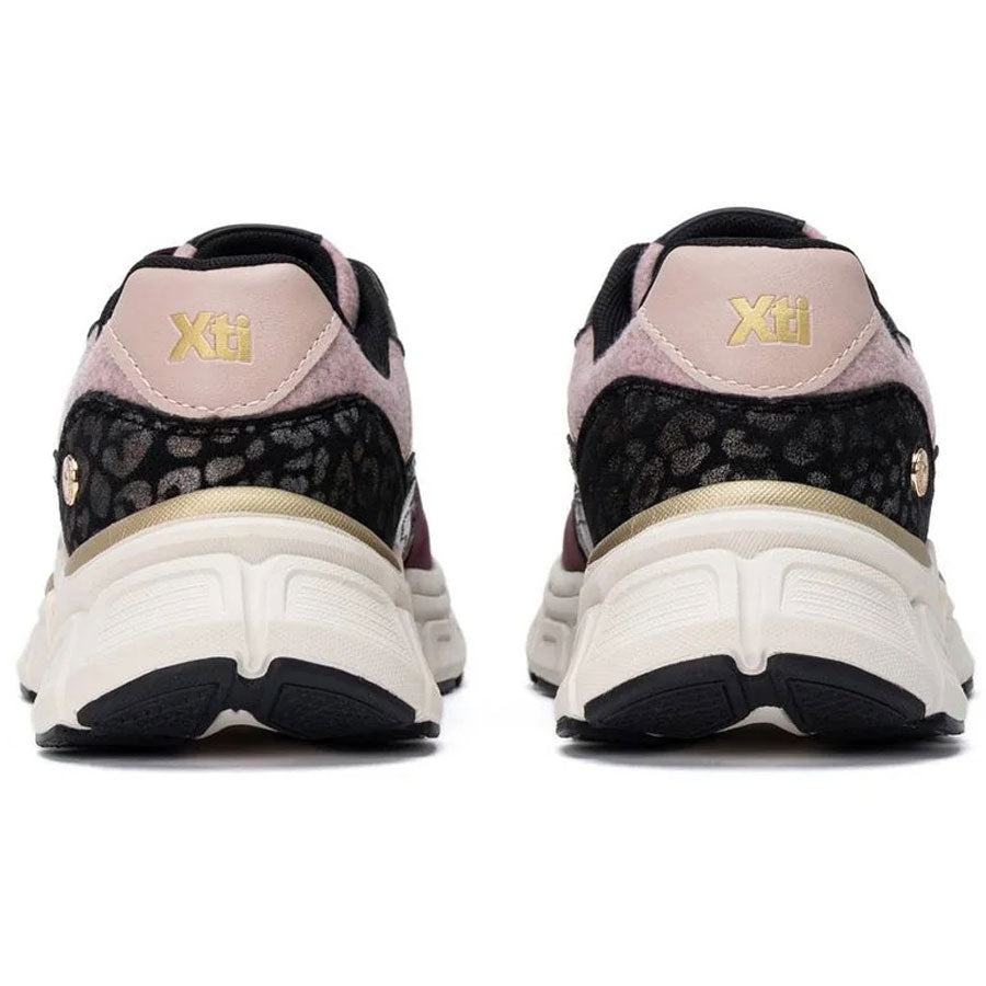 Xti μπορντό sneaker 146381