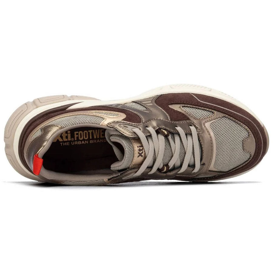 Xti καφέ sneaker 146495