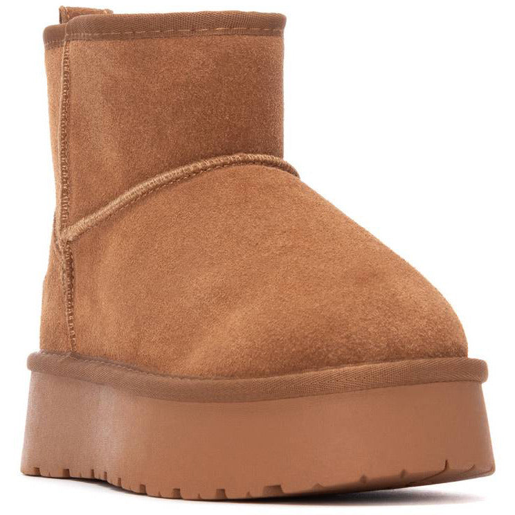 Carmela καμελ short δερμάτινο Australian Boot 162632