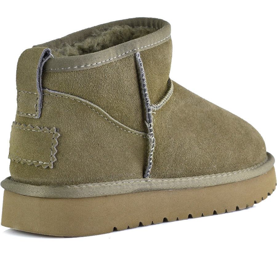 Χακί ultra short δερμάτινο Australian Boot Izy 1966