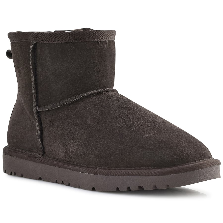 Καφέ χαμηλό δερμάτινο Australian Boot Kelara K21211