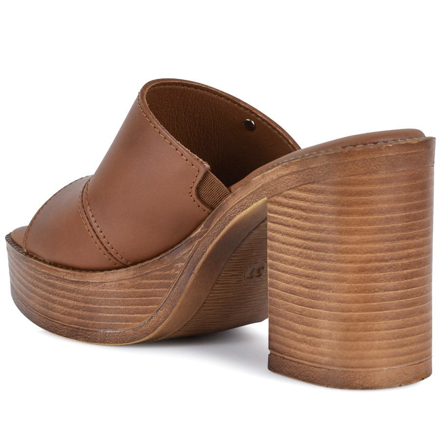 Δερμάτινo ταμπά πέδιλο Harris 236-4305