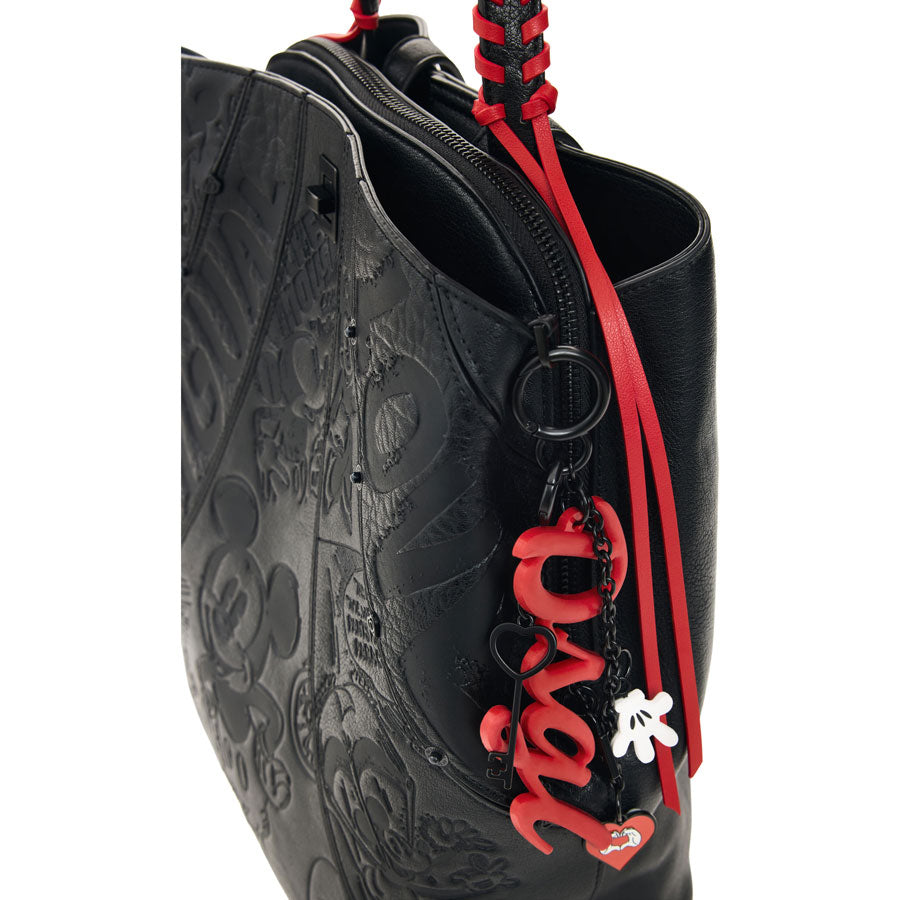 Desigual μαύρη τσάντα πλάτης Mickey Summy 26WAKP03
