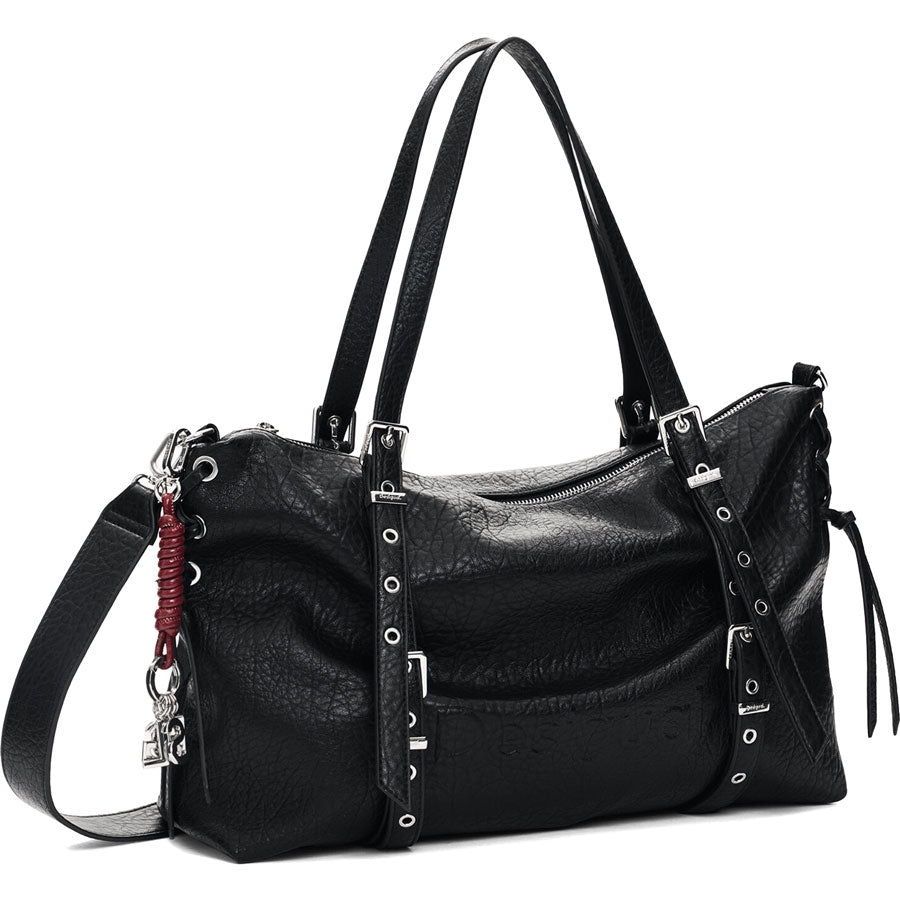 Desigual μαύρη τσάντα ώμου 26WAXP06