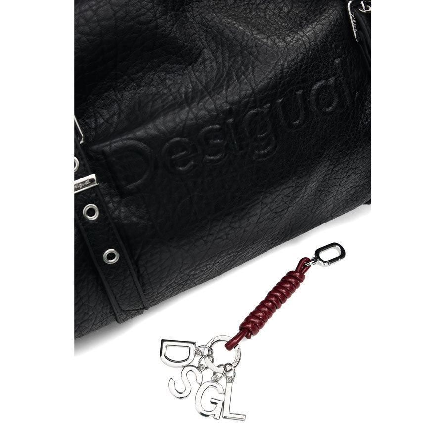 Desigual μαύρη τσάντα ώμου 26WAXP06
