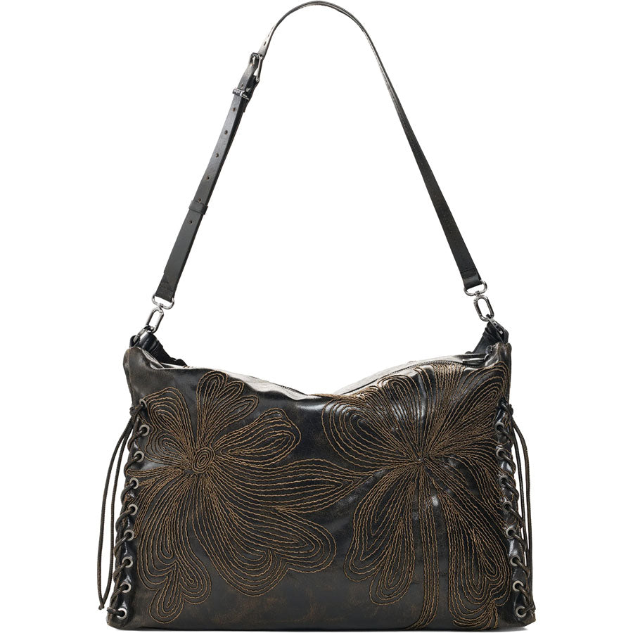 Desigual καφέ τσάντα ώμου 26WAXP77