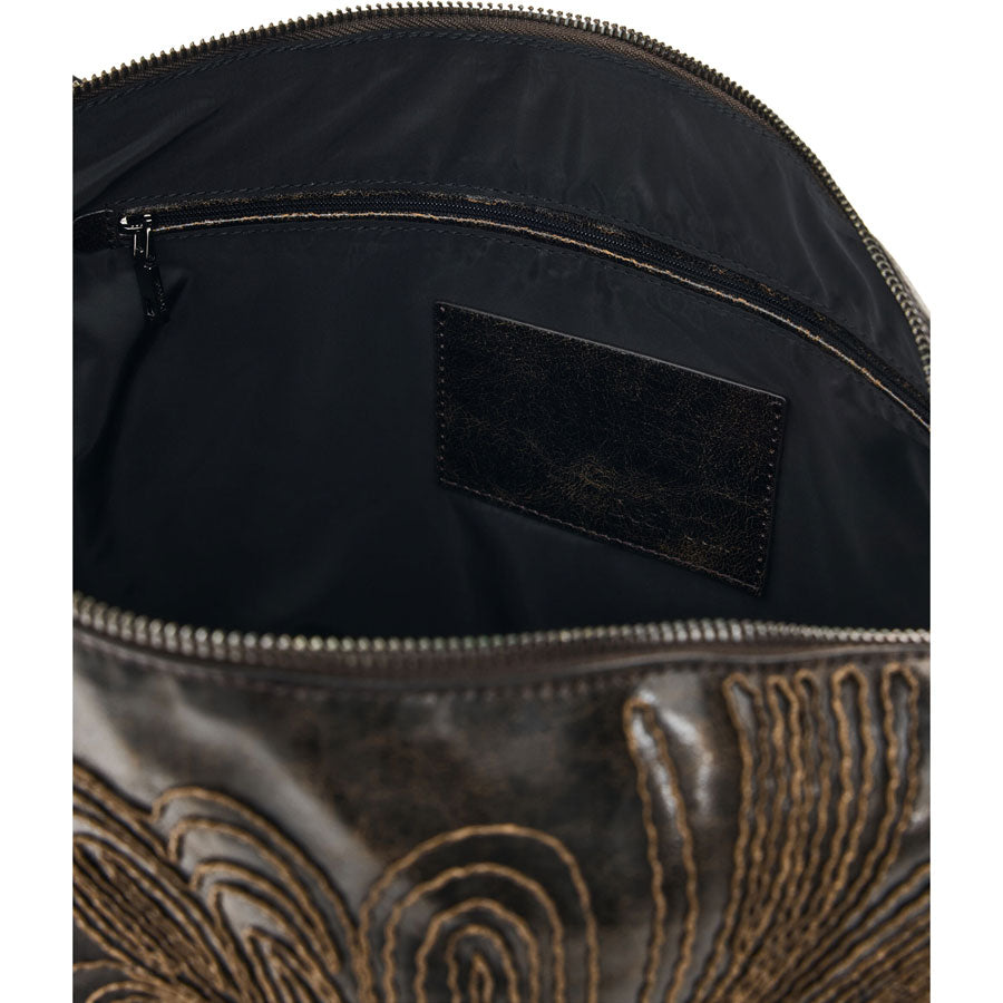 Desigual καφέ τσάντα ώμου 26WAXP77