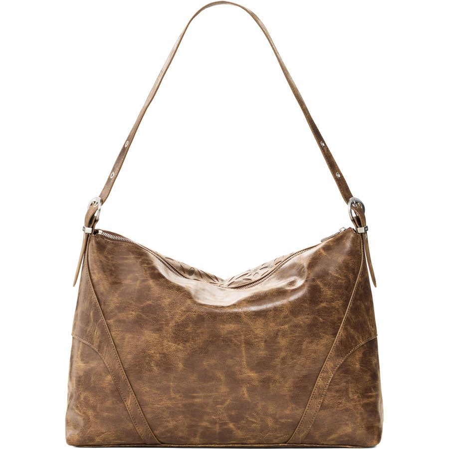 Desigual καφέ τσάντα ώμου 26WAXPAD