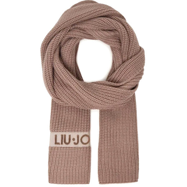 LIU JO μπεζ κασκόλ 2F5056
