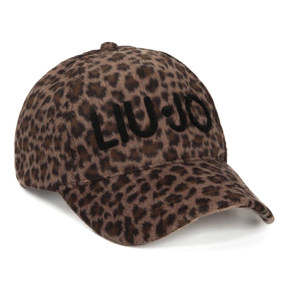 LIU JO animal print καπέλο 2F6048