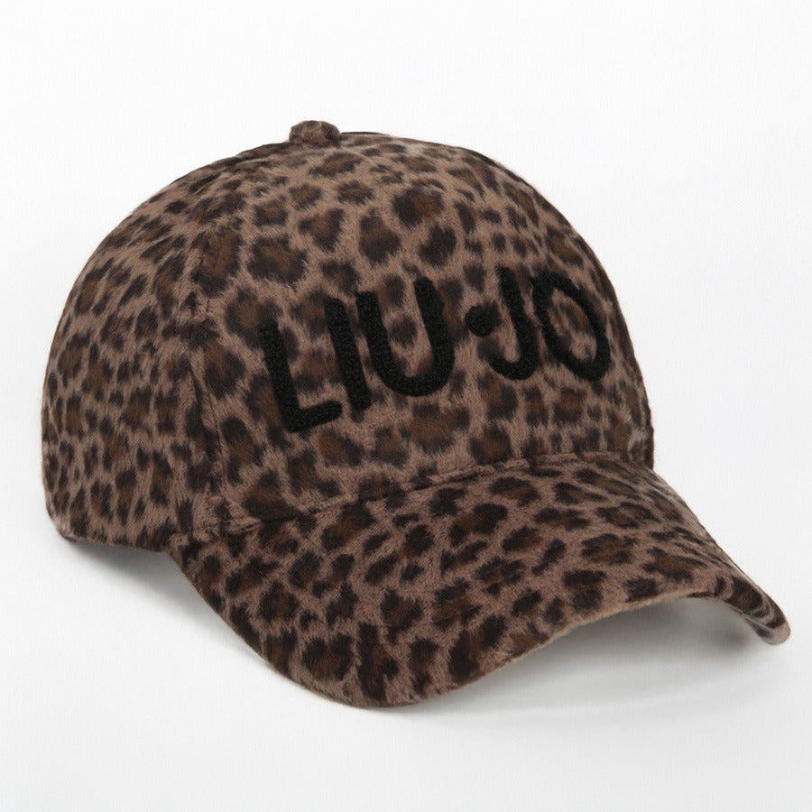 LIU JO animal print καπέλο 2F6048