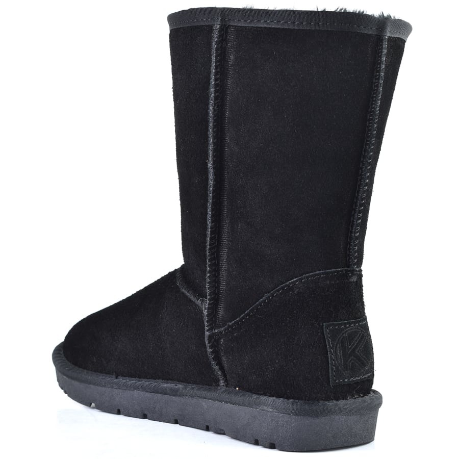 Μαυρο δερμάτινο Australian Boot Kelara 41205