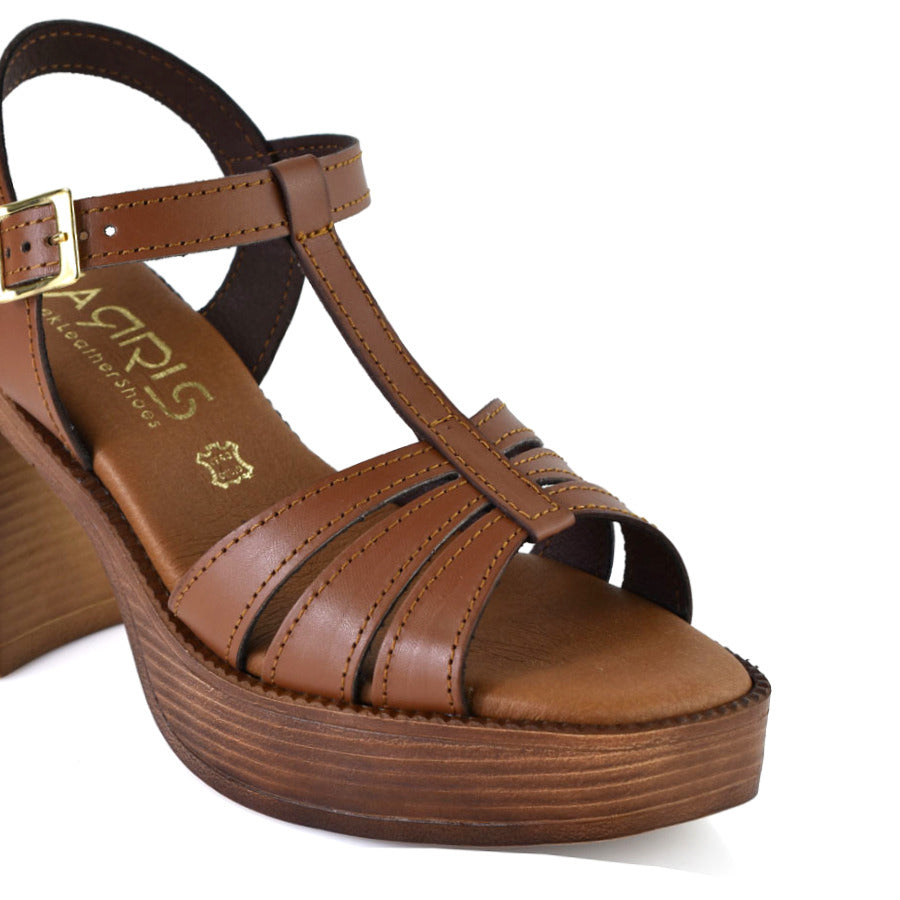 Δερμάτινo ταμπα πέδιλο Harris 513-4305