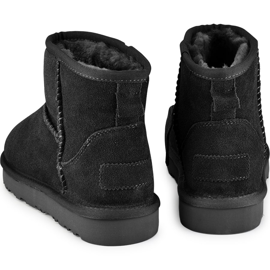 Μαύρο χαμηλό δερμάτινο Australian Boot L7854