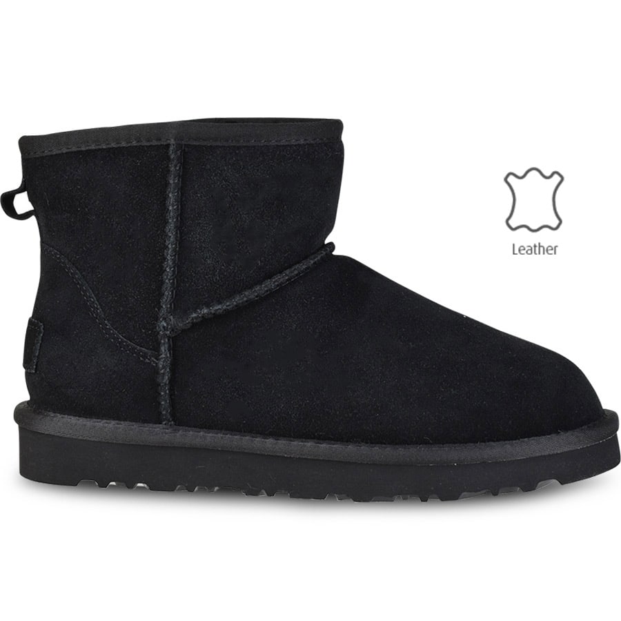 Μαύρο χαμηλό δερμάτινο Australian Boot L7854