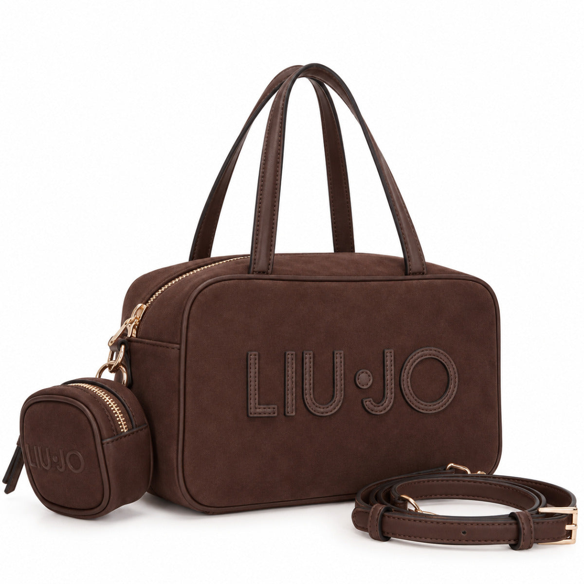 LIU JO καφέ τσάντα ώμου AF6118