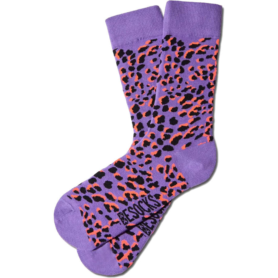 BeSocks μώβ κάλτσες Camo