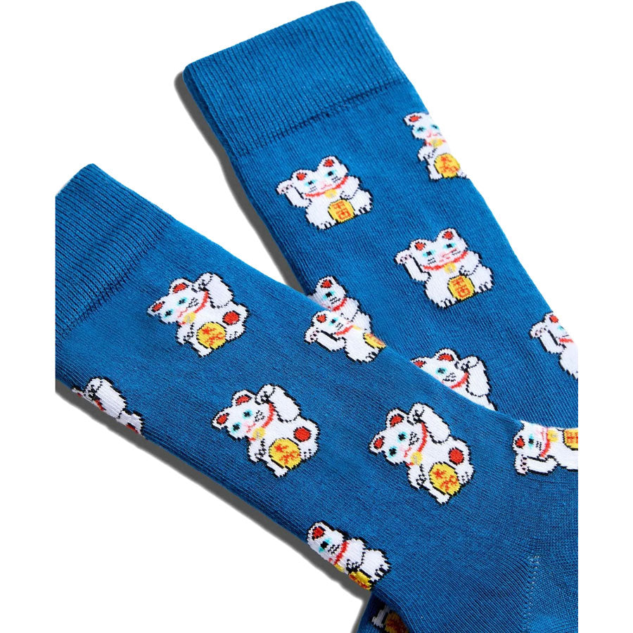 BeSocks μπλε κάλτσες Japan Cats