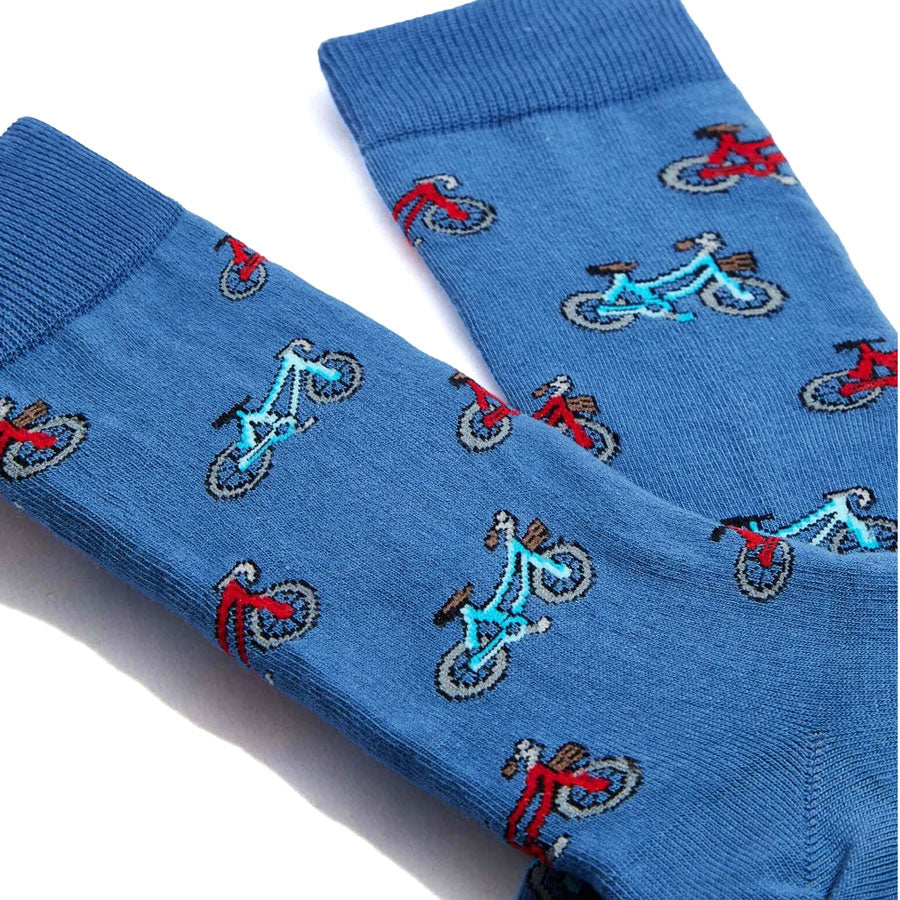 BeSocks μπλε κάλτσες Bicycle