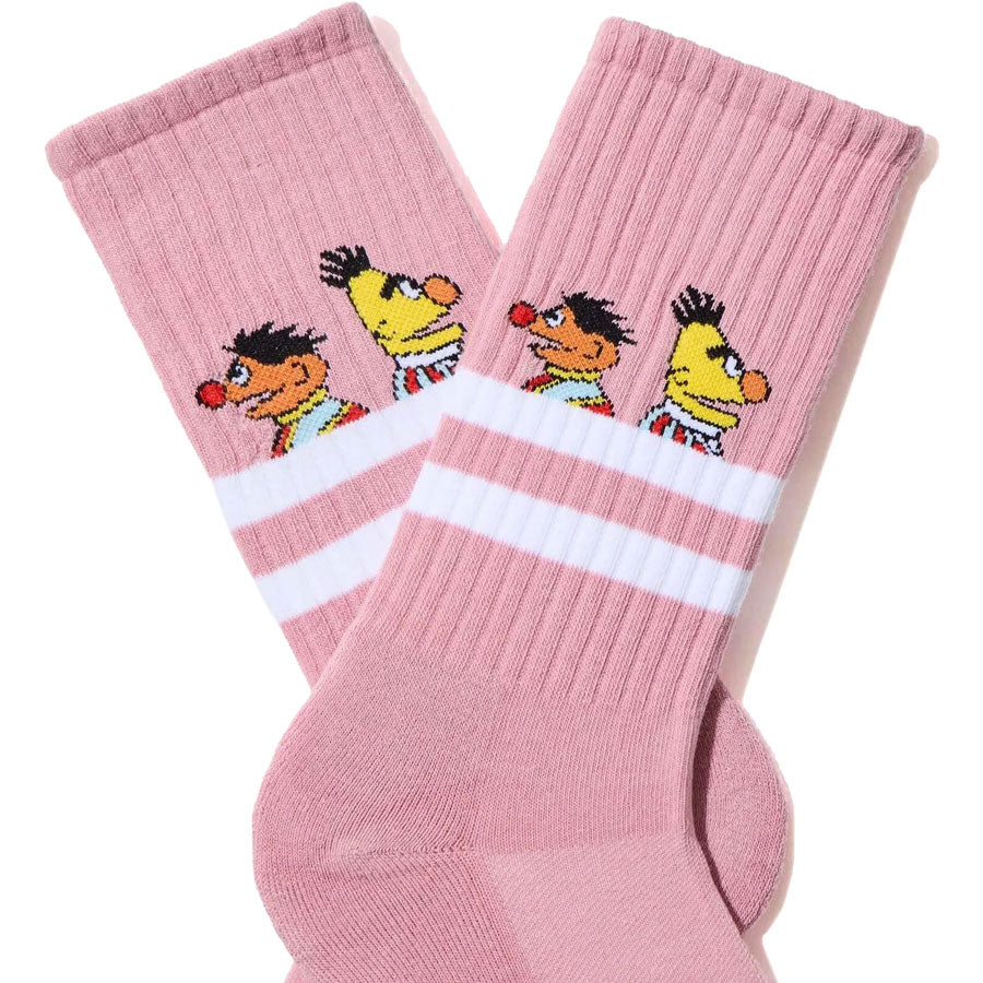 BeSocks ροζ κάλτσες Seasame Stripe
