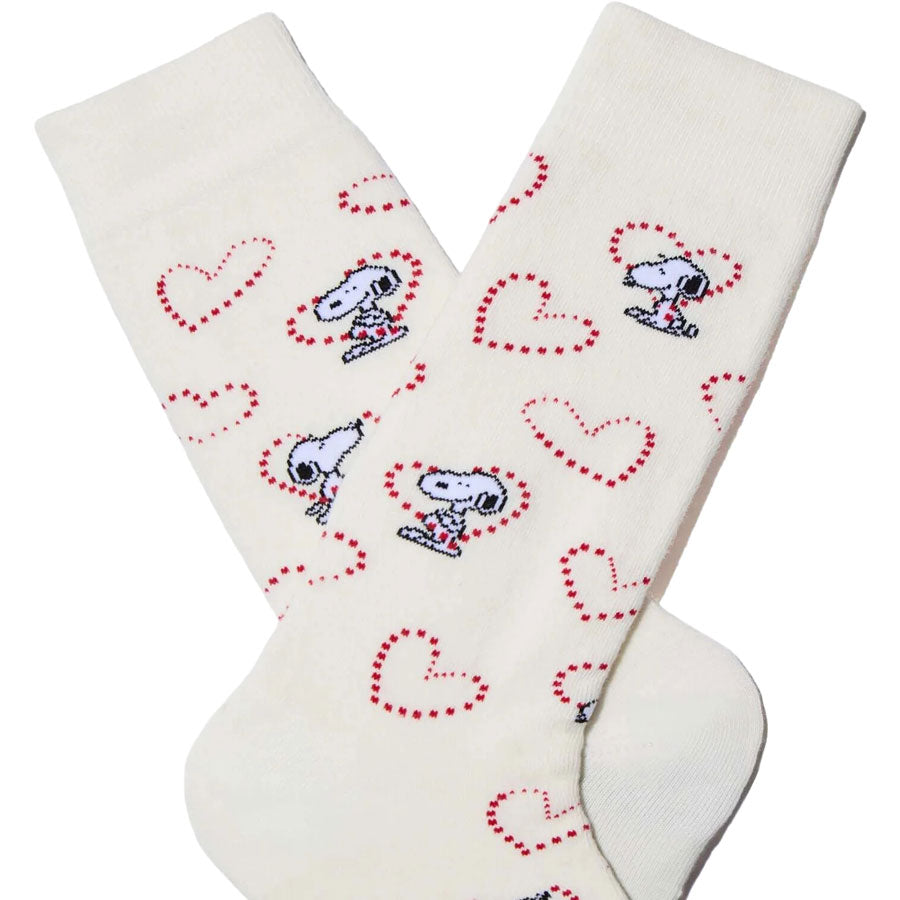 BeSocks μπεζ κάλτσες Snoopy Heart