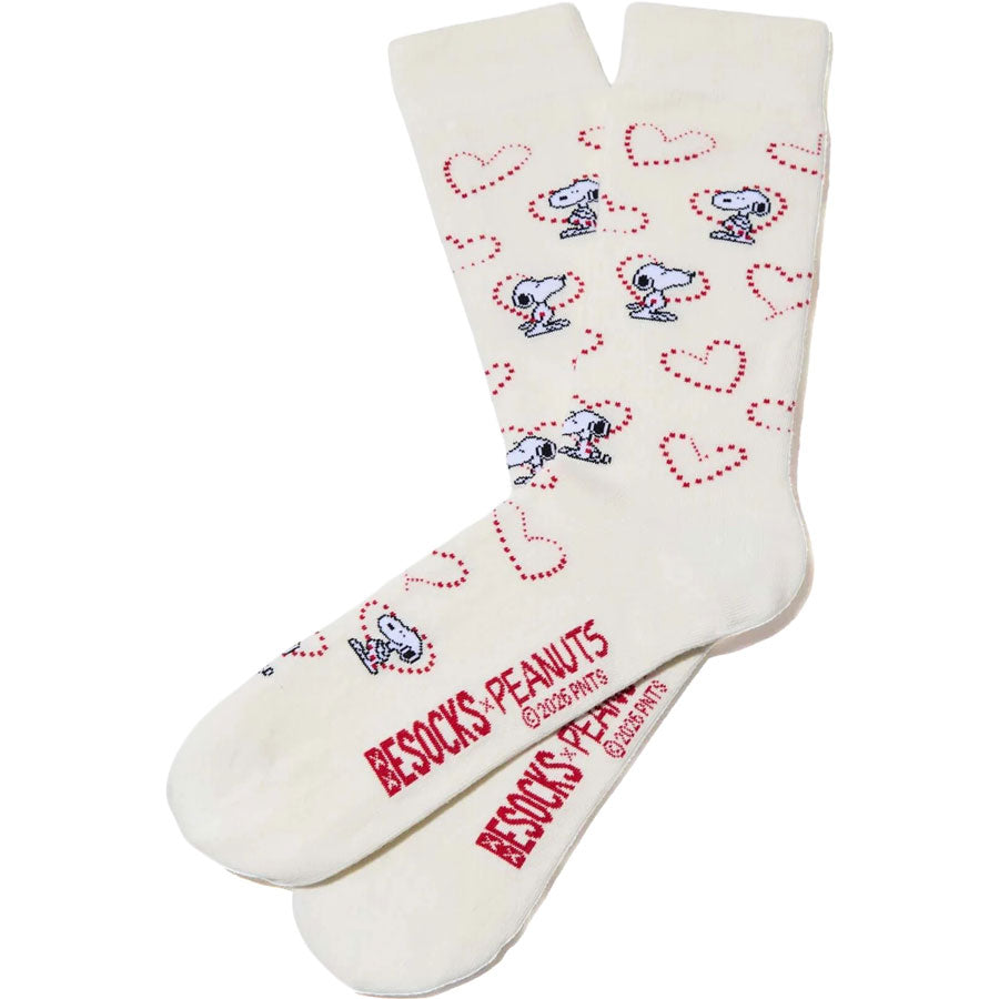 BeSocks μπεζ κάλτσες Snoopy Heart