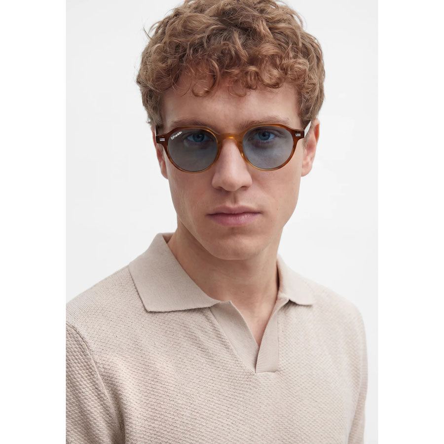 D. Franklin γυαλία ηλίου Ultra Light S Round Crystal Brown - Blue