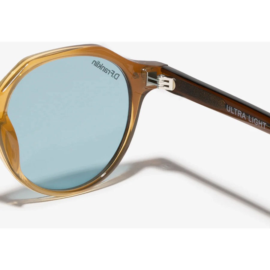 D. Franklin γυαλία ηλίου Ultra Light S Round Crystal Brown - Blue