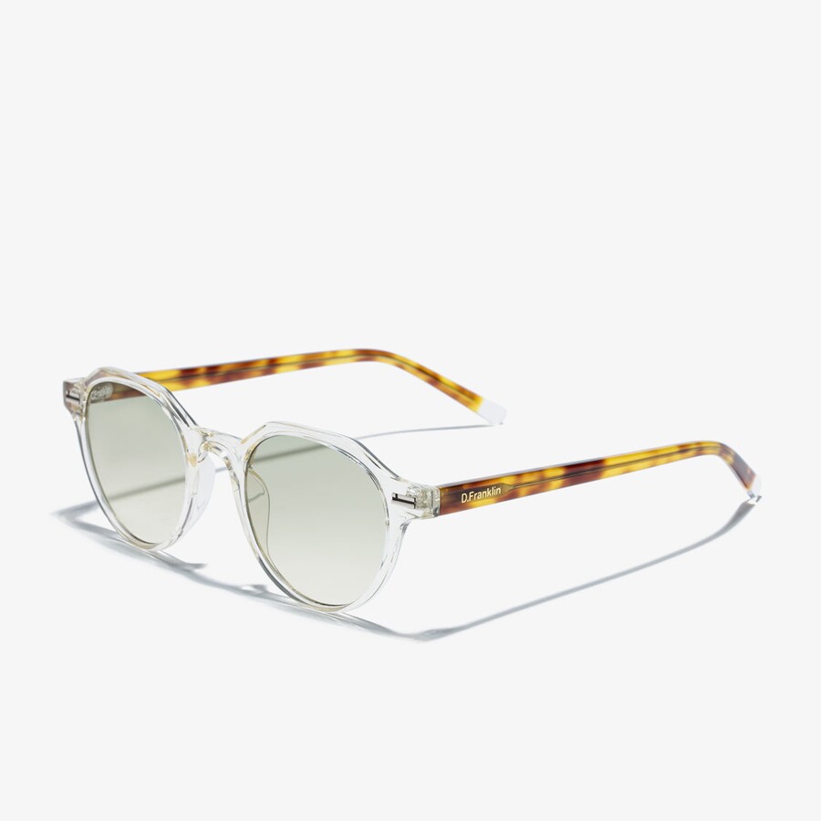 D. Franklin γυαλία ηλίου Ultra Light S Round Trans Grey / Grey