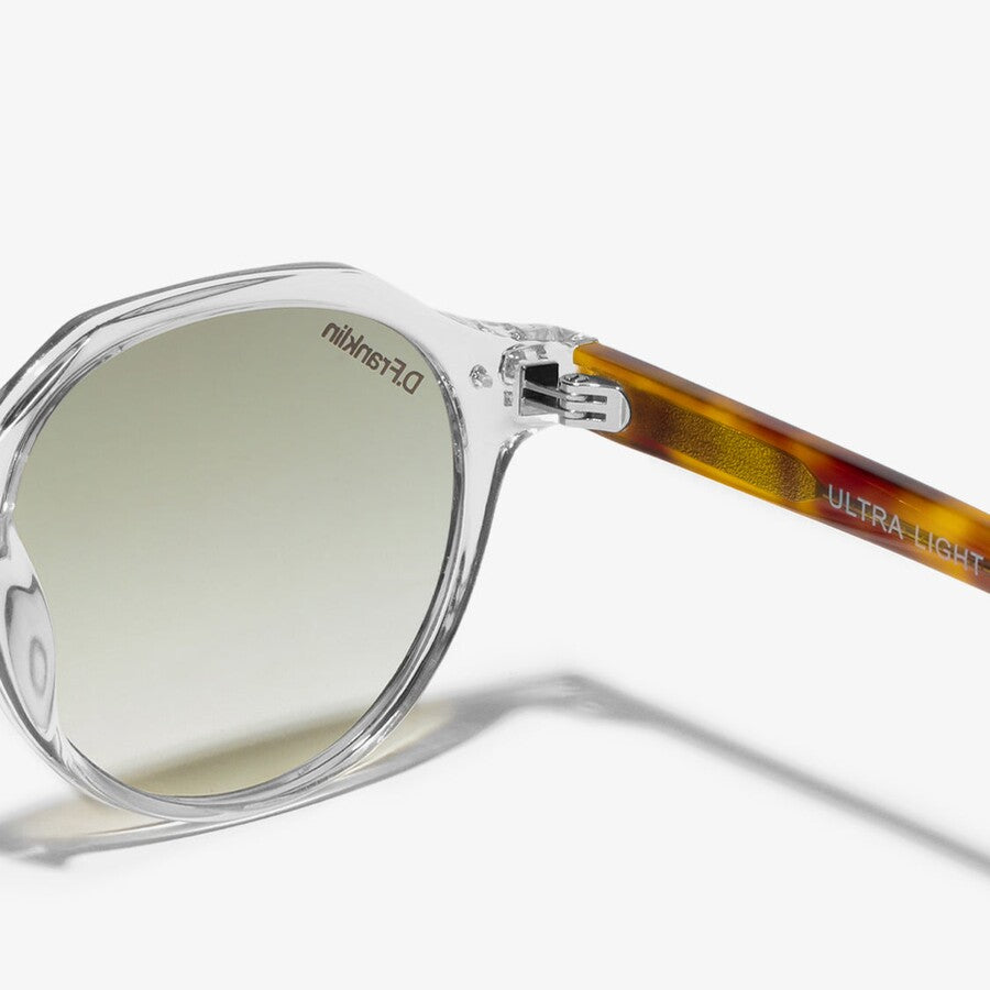 D. Franklin γυαλία ηλίου Ultra Light S Round Trans Grey / Grey