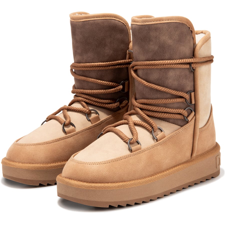 Μπεζ snow Boot D.Franklin DFSH370013
