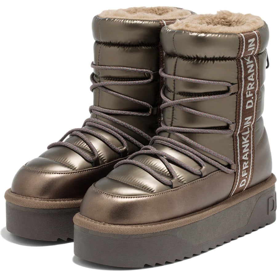 D.Franklin μπρονζέ snow Boot 371016