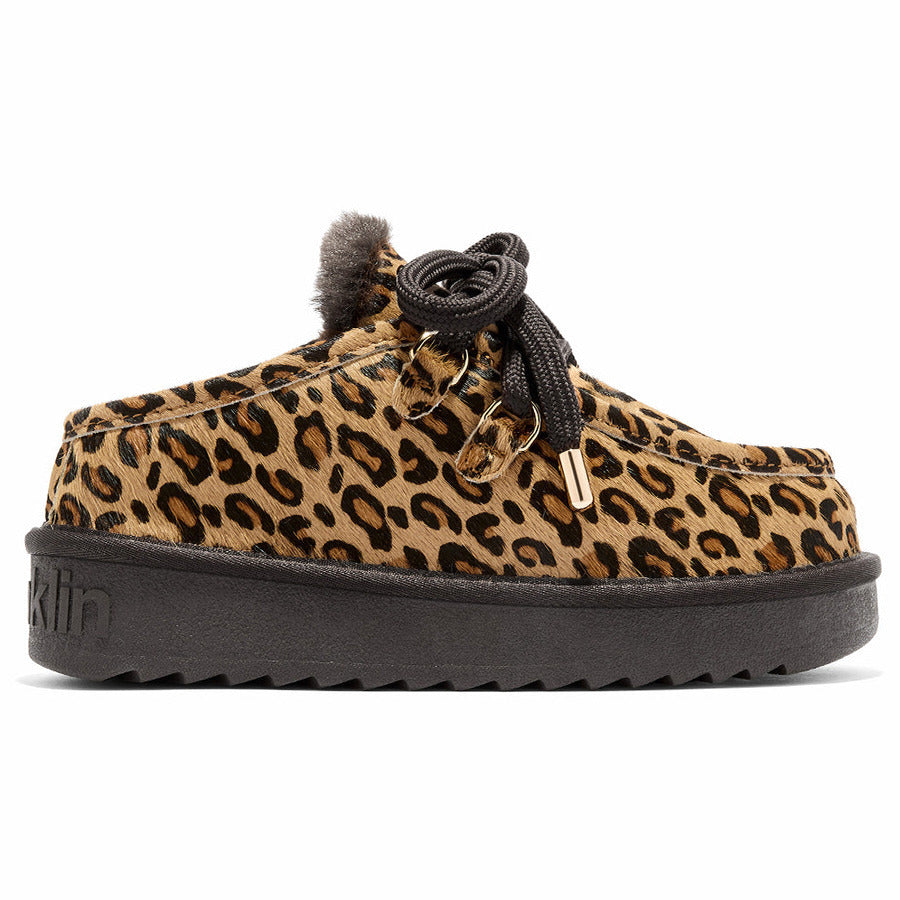 D. Franklin animal print δερμάτινο clog 375005