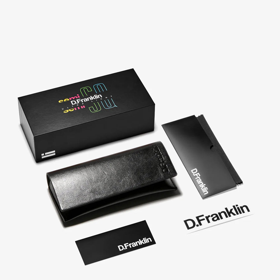 D. Franklin γυαλία ηλίου Ultra Light S Square Grey - Brown