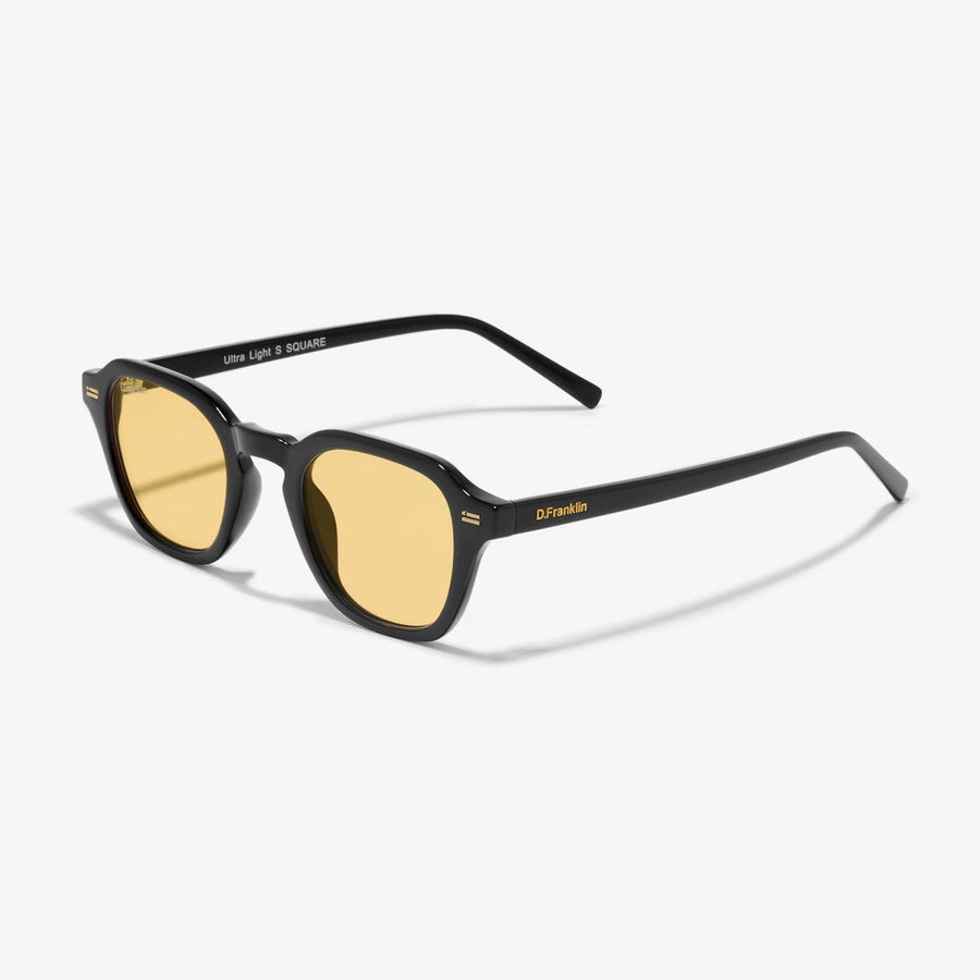 D. Franklin γυαλία ηλίου Ultra Light S Square Black - Yellow