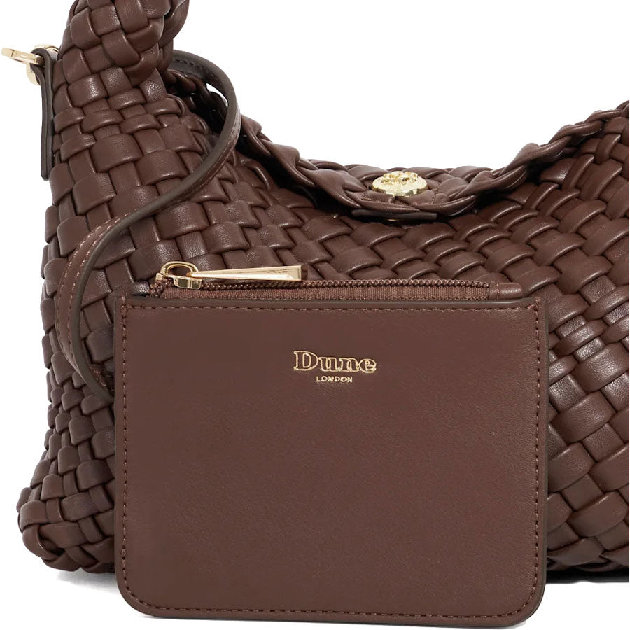 Dune London καφέ τσάντα χειρός DINKY DELIBERATE