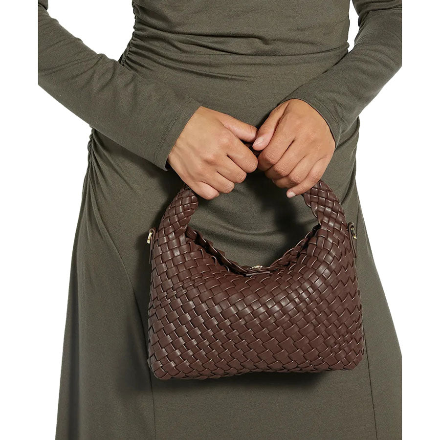 Dune London καφέ τσάντα χειρός DINKY DELIBERATE