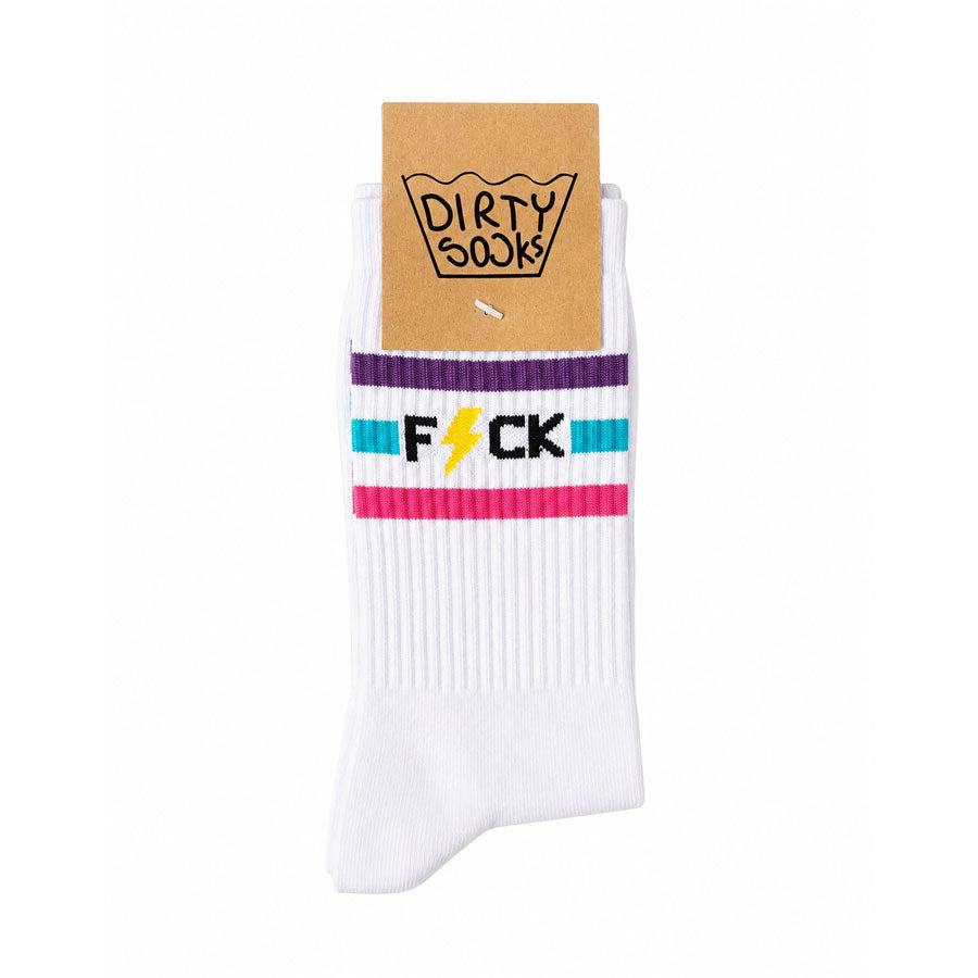 Dirty Socks λευκές κάλτσες F-Thunder