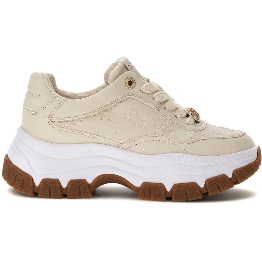GUESS εκρού sneaker BERRETT 2