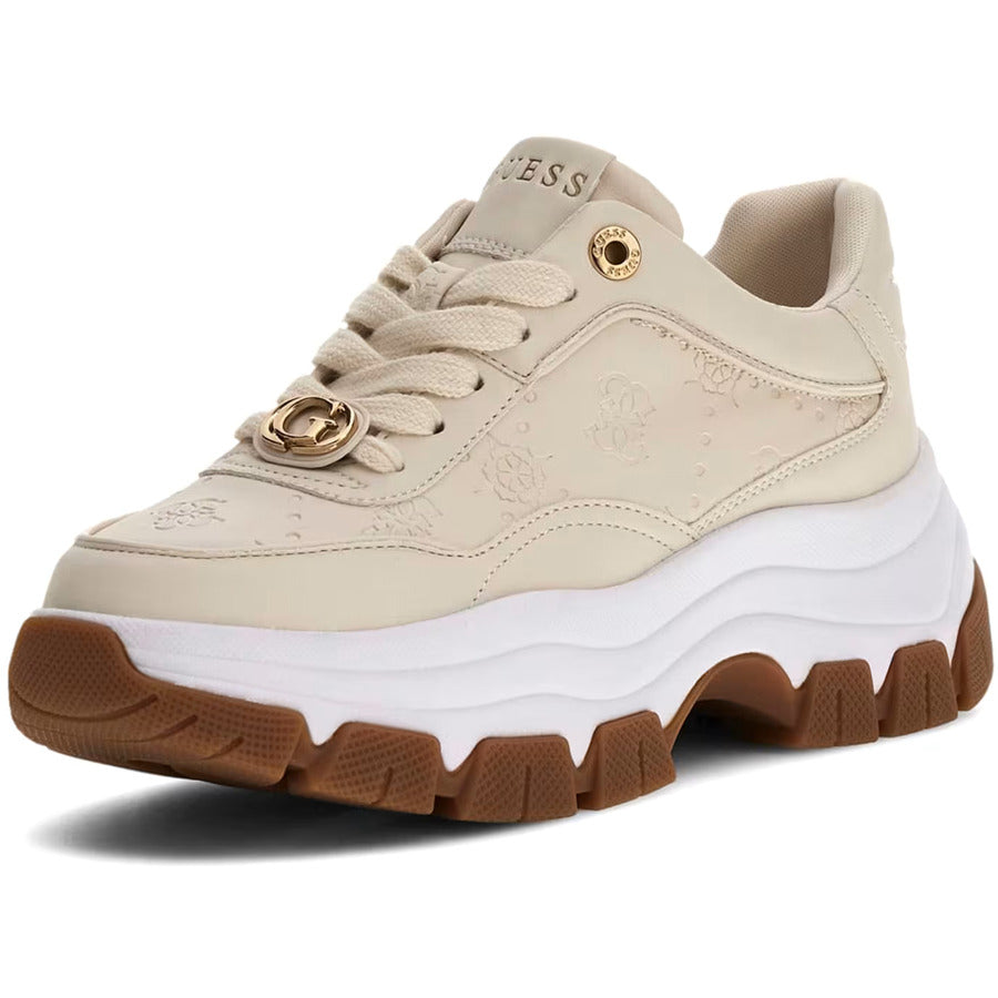GUESS εκρού sneaker BERRETT 2