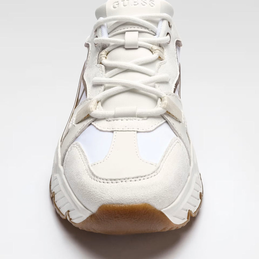 GUESS λευκό / χρυσό sneaker CARRLI