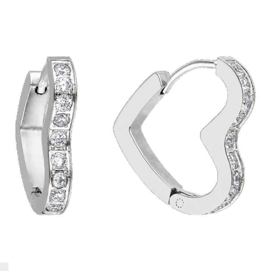 Diamont Mode σκουλαρίκια Glow Heart