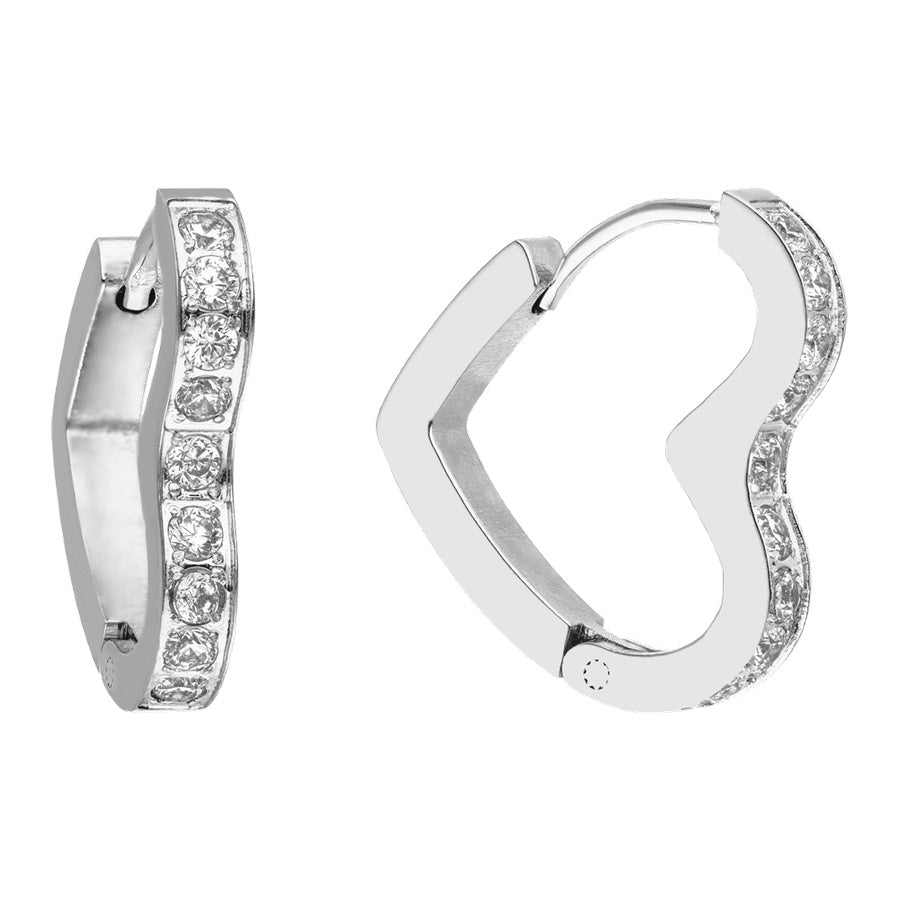 Diamont Mode σκουλαρίκια Glow Heart