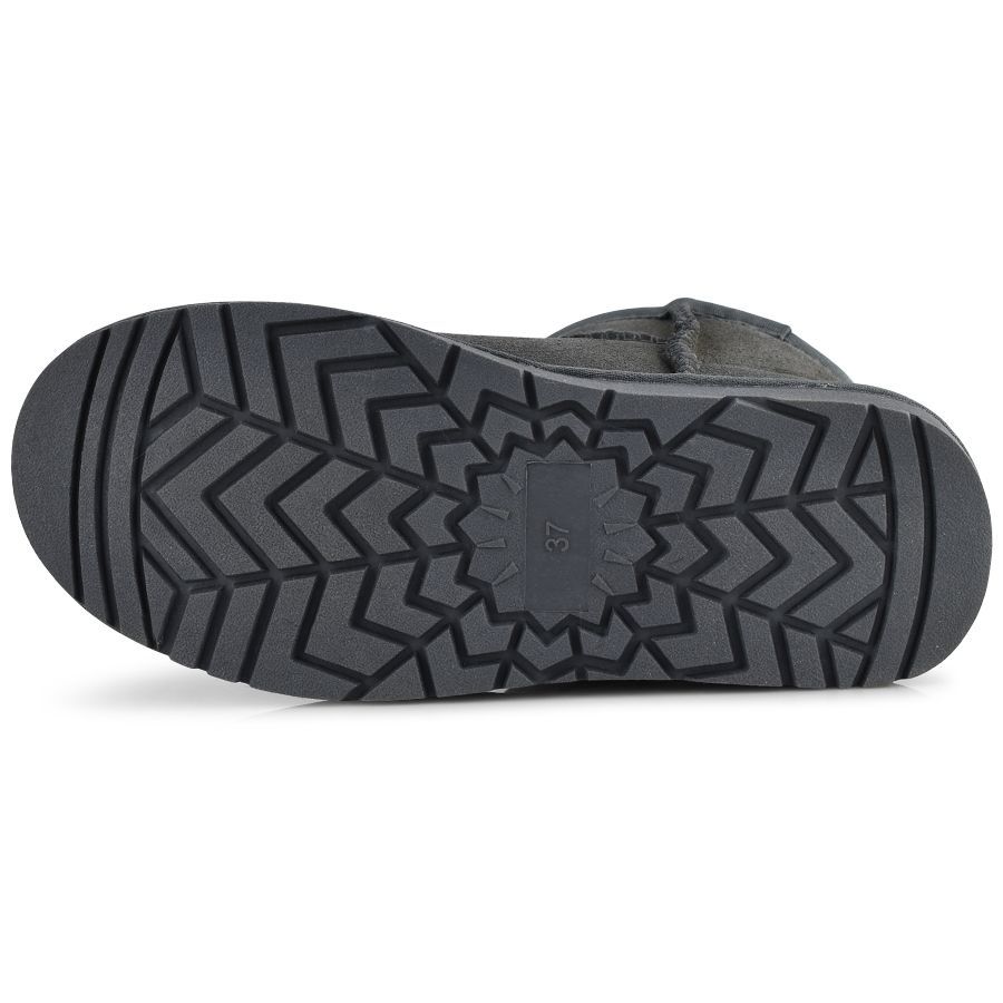 Γκρι δερμάτινο Australian Boot Kelara K21209